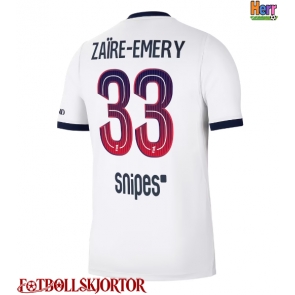 Paris Saint-Germain Warren Zaire-Emery #33 Bortatröja 2026-27 Kortärmad